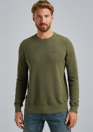 PKW2508324 6379 | Pullover mit Waffelstruktur